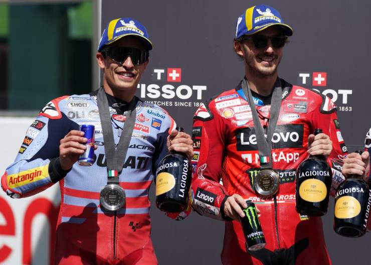 Ducati nei guai: è già scontro totale Bagnaia-Marquez